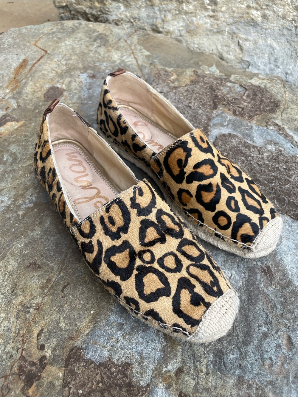 Sam Edelman leopard print coastal boho 
loafers